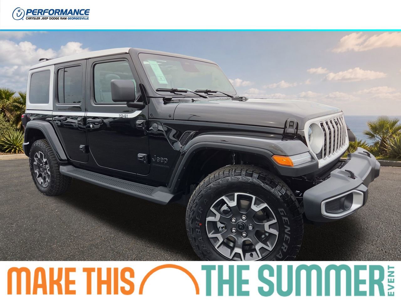 New 2026 Jeep Wrangler Unlimited Sahara w/ Whitecap Package