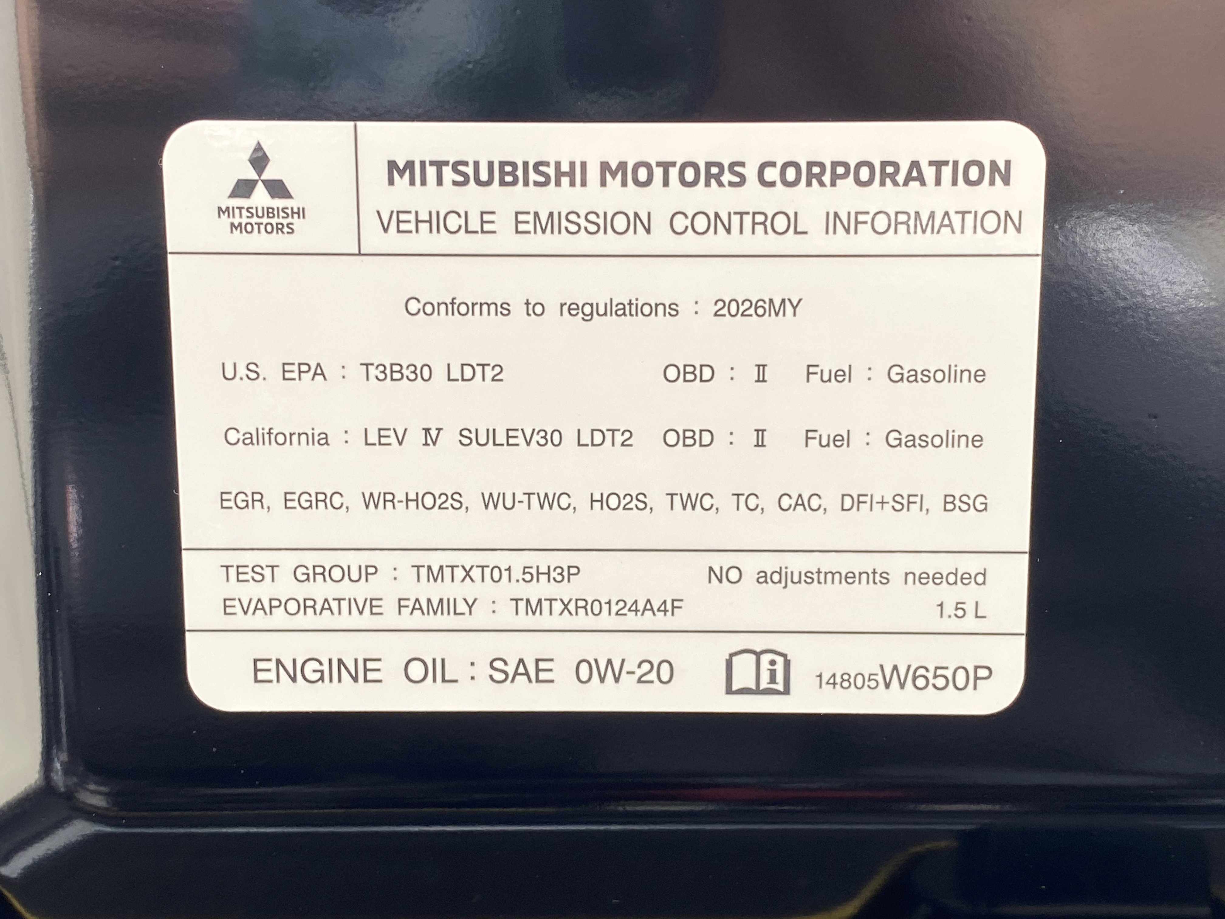 New 2026 Mitsubishi Outlander ES FWD image 33