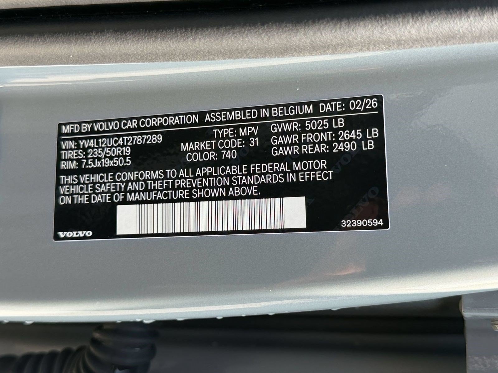 Certified 2026 Volvo XC40 B5 Plus w/ Protection Package Premier AWD/4WD image 25