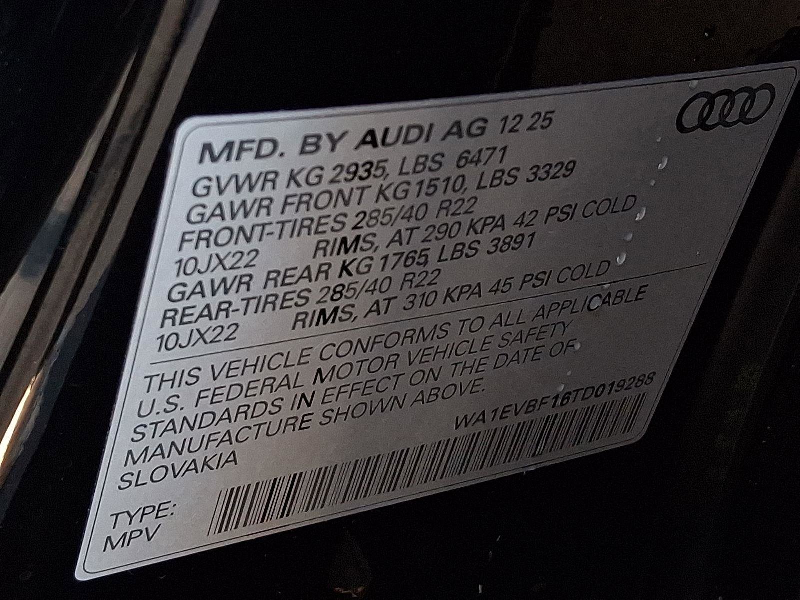 Used 2026 Audi Q8 Premium Plus w/ Premium Plus Package AWD/4WD image 28