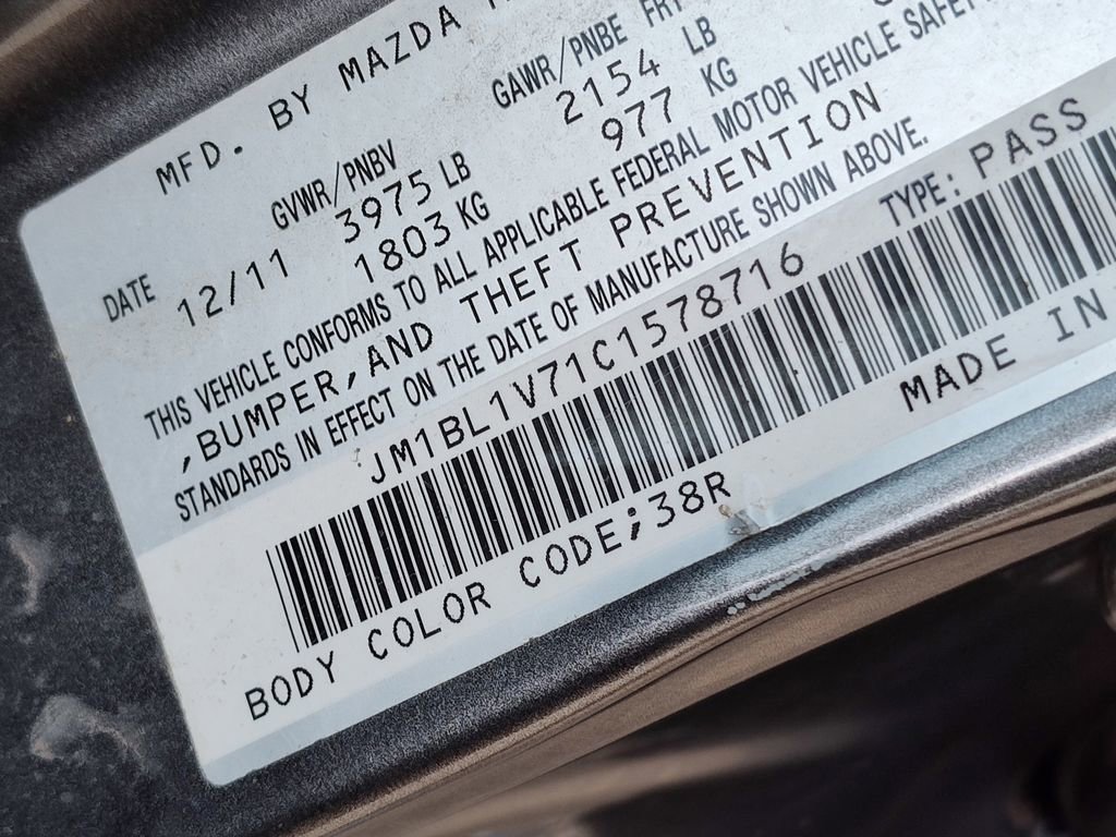 Used 2012 MAZDA MAZDA3 i Touring image 12