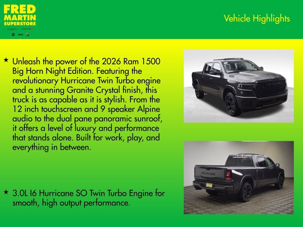 New 2026 RAM 1500 Big Horn image 8