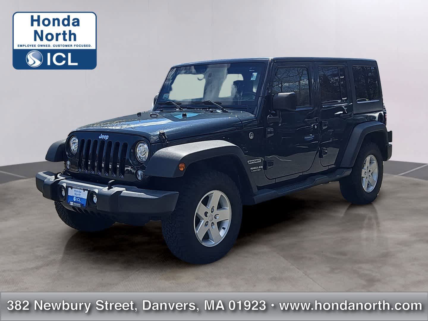 Used 2017 Jeep Wrangler Unlimited Sport w/ Quick Order Package 24S AWD/4WD image 1