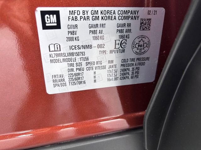 Used 2021 Chevrolet TrailBlazer LT w/ Convenience Package image 31