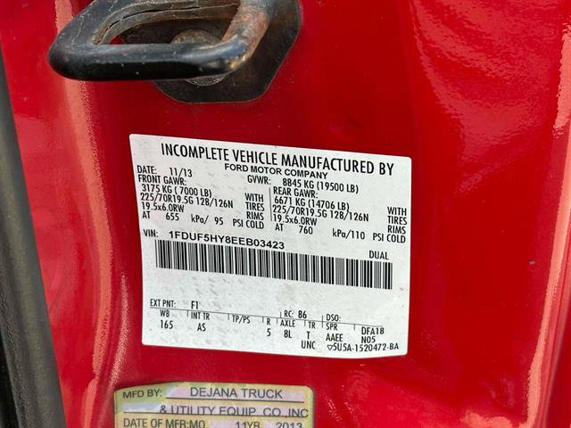 Used 2014 Ford F550 4x4 Regular Cab Super Duty image 25