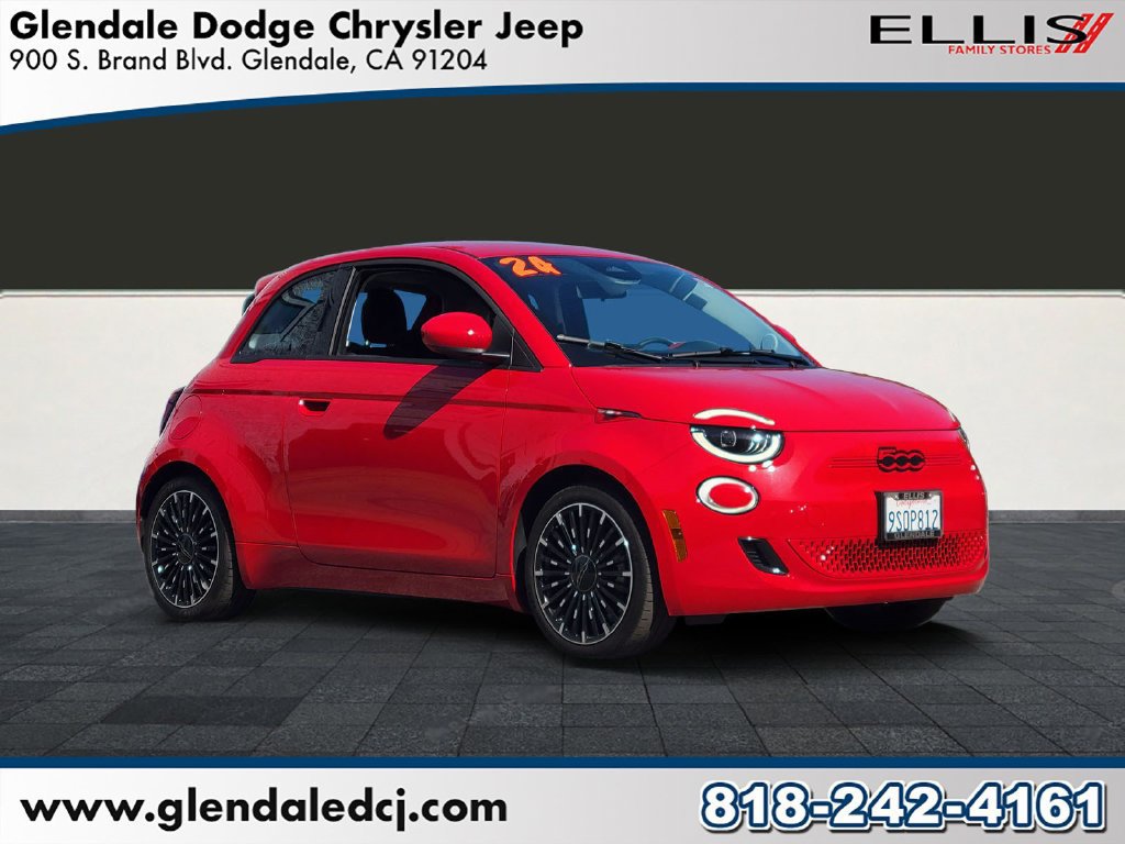Used 2024 FIAT 500 e (RED)