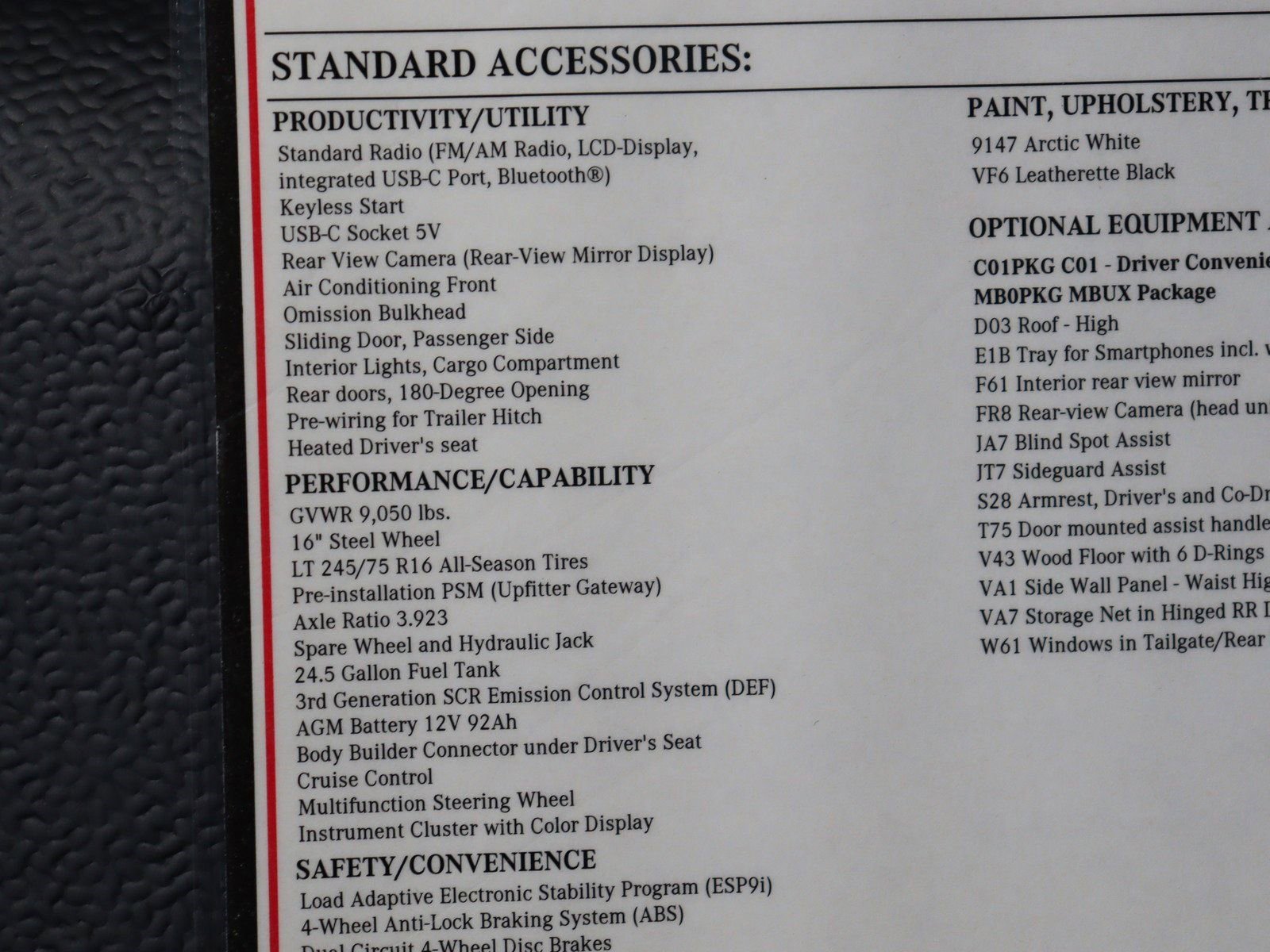 New 2025 Mercedes-Benz Sprinter 2500 image 44