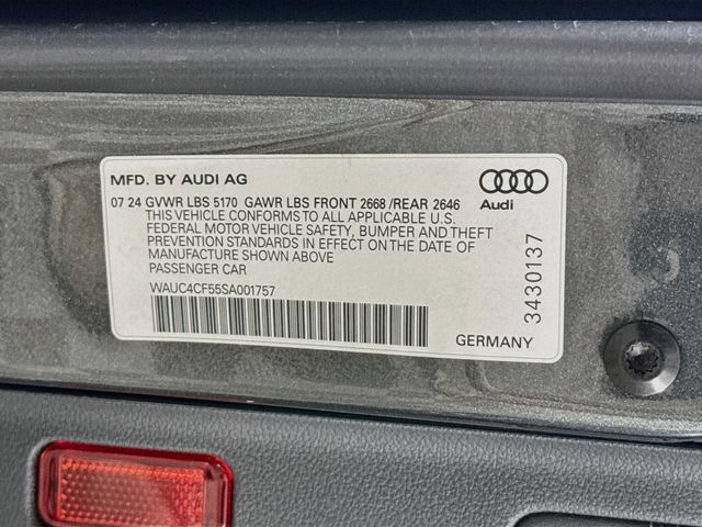 Used 2025 Audi S5 Premium Plus w/ Premium Plus Package AWD/4WD image 31