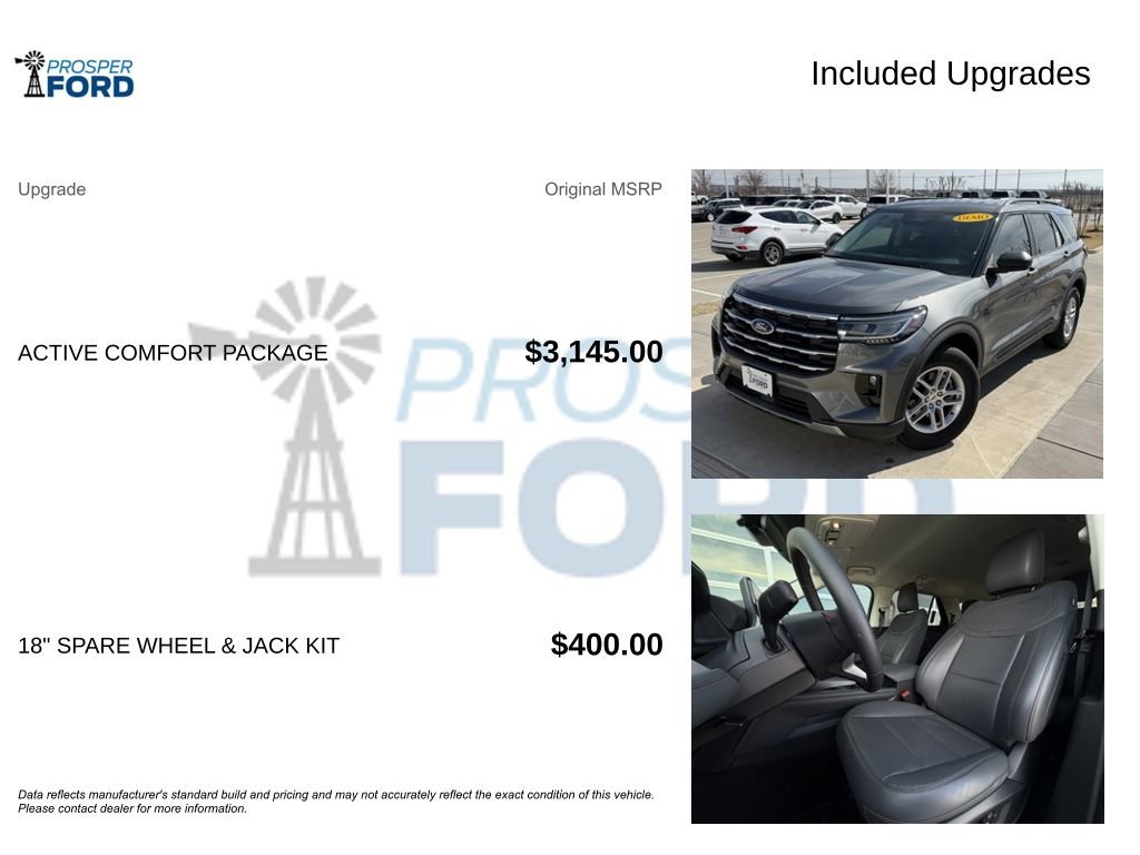 New 2026 Ford Explorer Active w/ Active Comfort Package RWD image 3