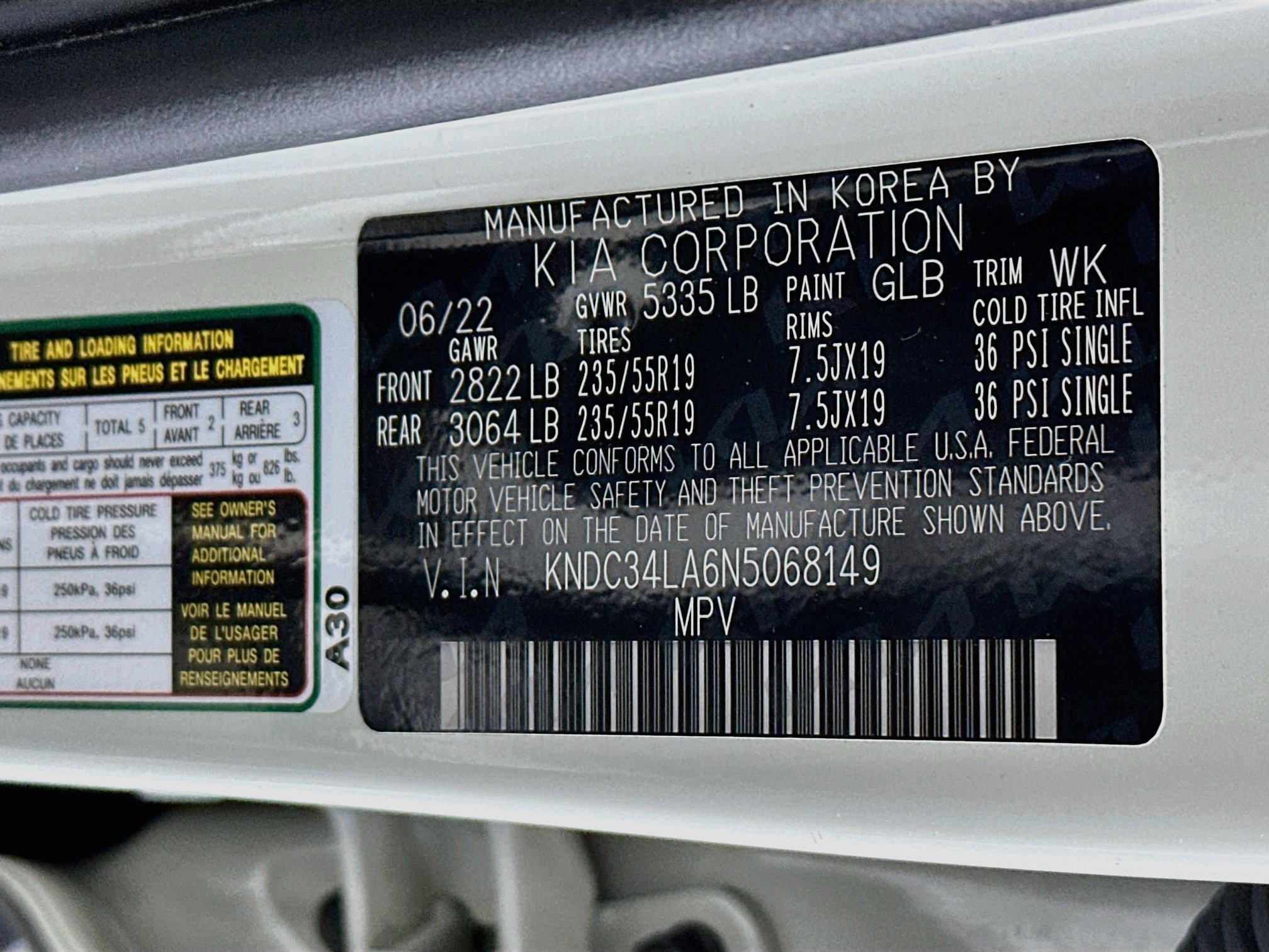 Used 2022 Kia EV6 Wind RWD image 12