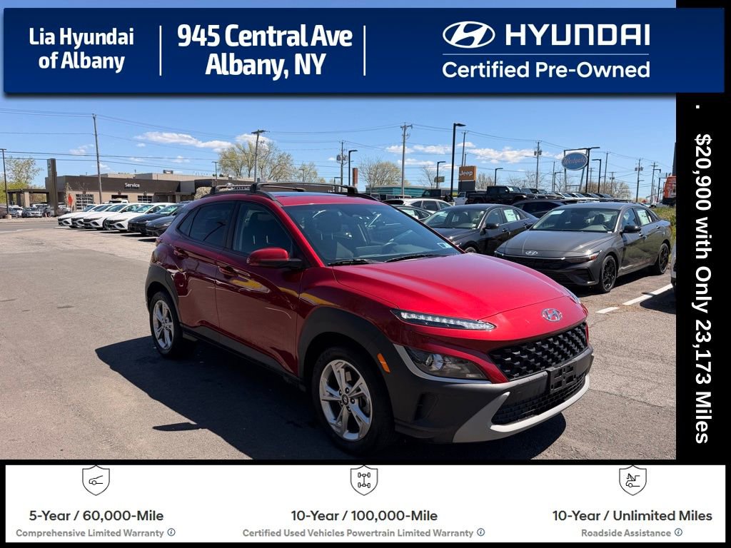 Certified 2023 Hyundai Kona SEL w/ Convenience Package AWD/4WD 360° Tour