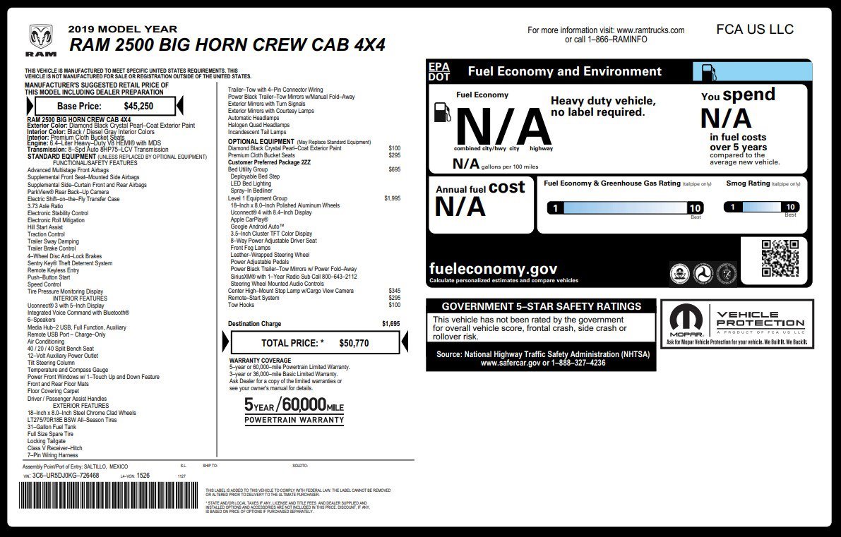 Used 2019 RAM 2500 Big Horn image 4