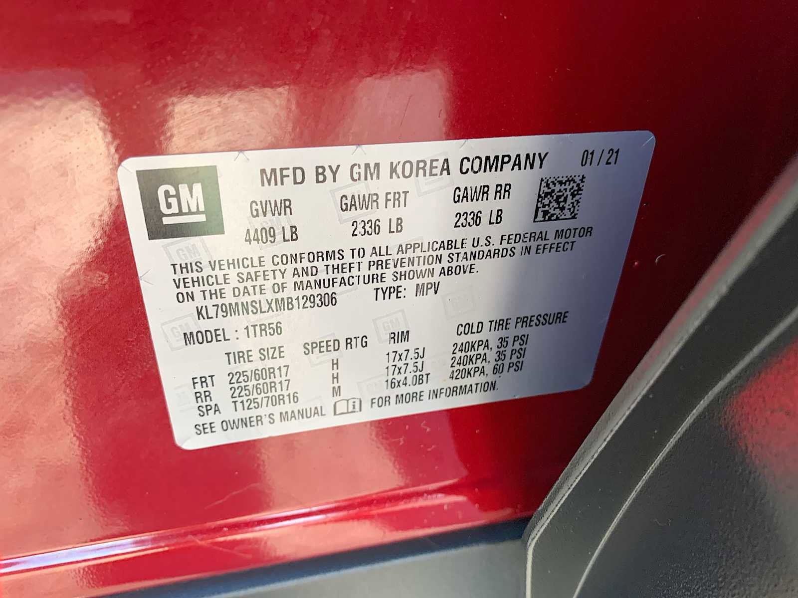 Certified 2021 Chevrolet TrailBlazer LS image 30