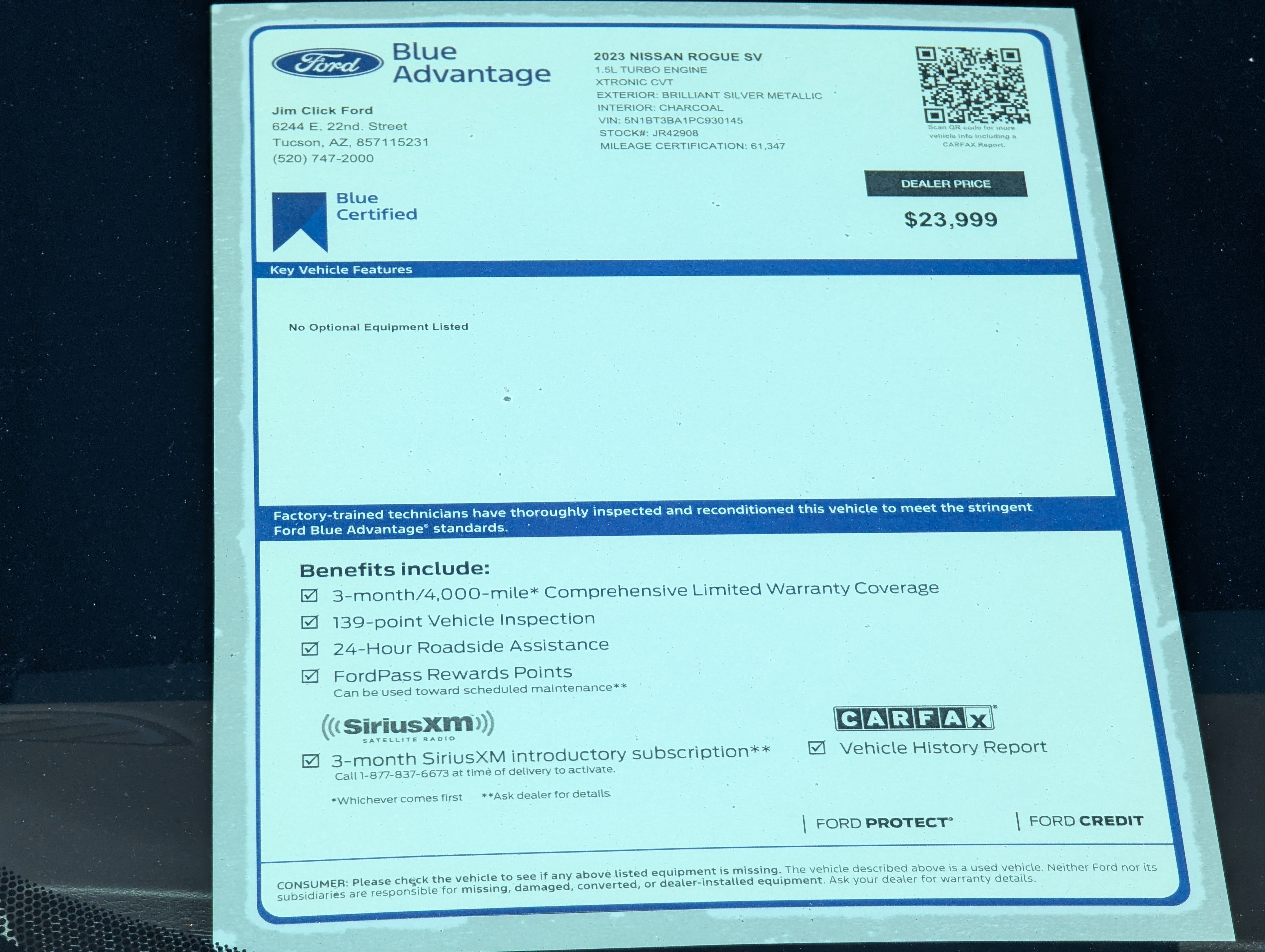 Used 2023 Nissan Rogue SV image 13