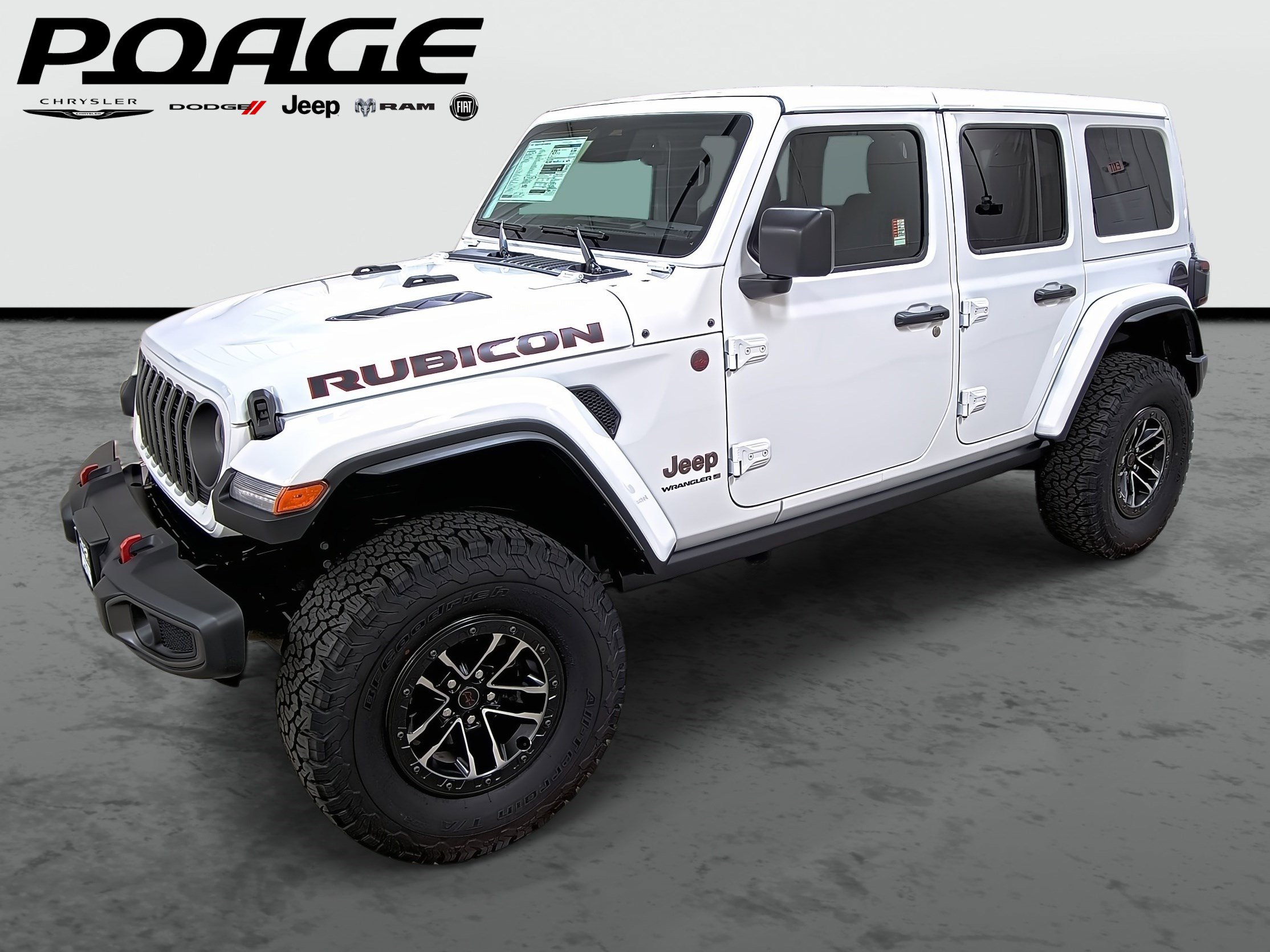 New 2025 Jeep Wrangler Unlimited Rubicon w/ XTREMEE 35" Tire Package