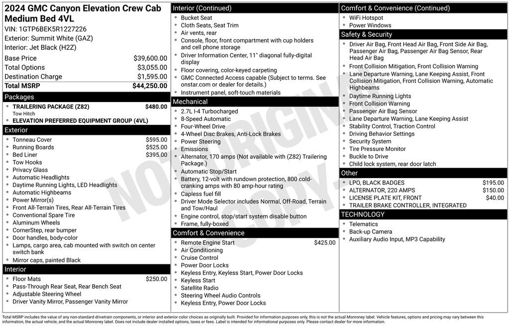 Used 2024 GMC Canyon Elevation w/ Trailering Package AWD/4WD image 6
