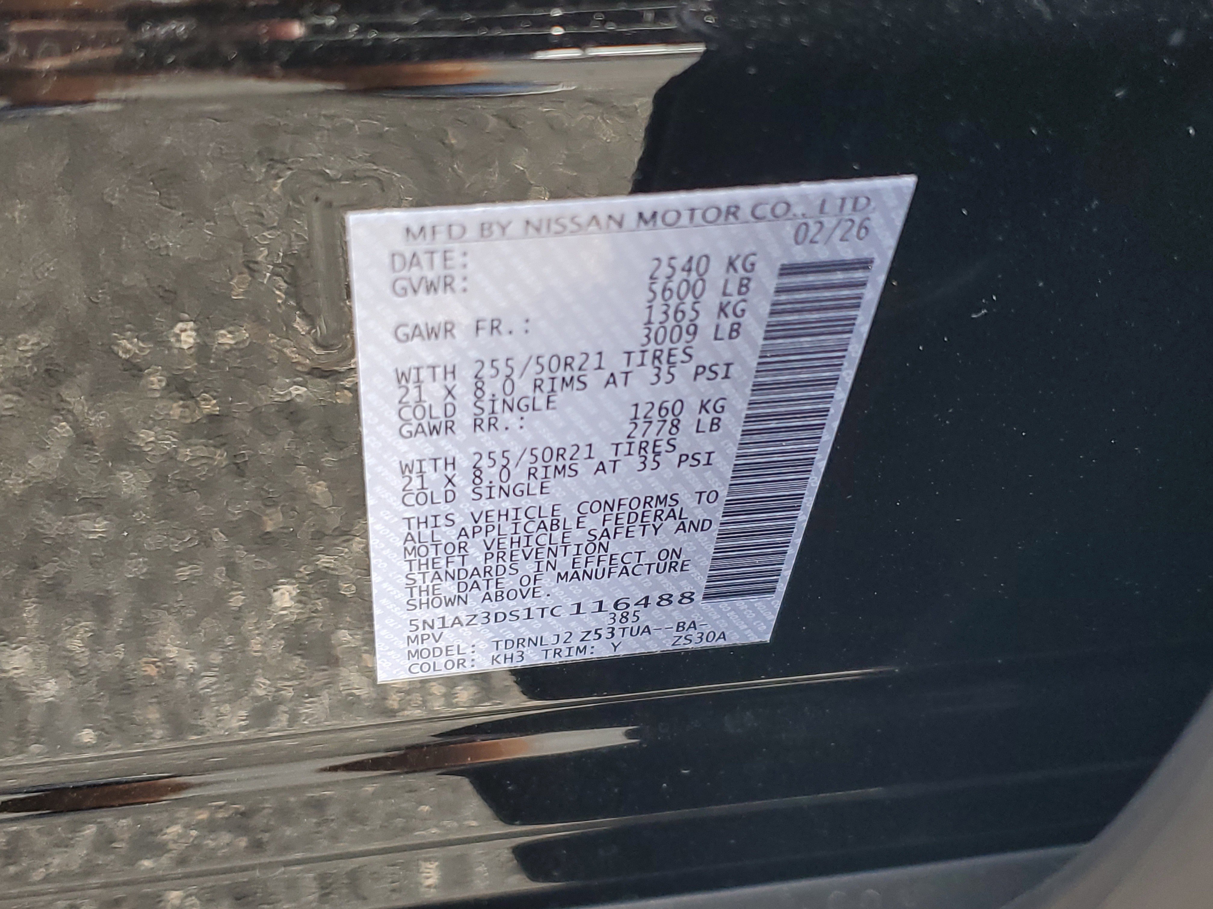 New 2026 Nissan Murano Platinum w/ Cargo Package image 20