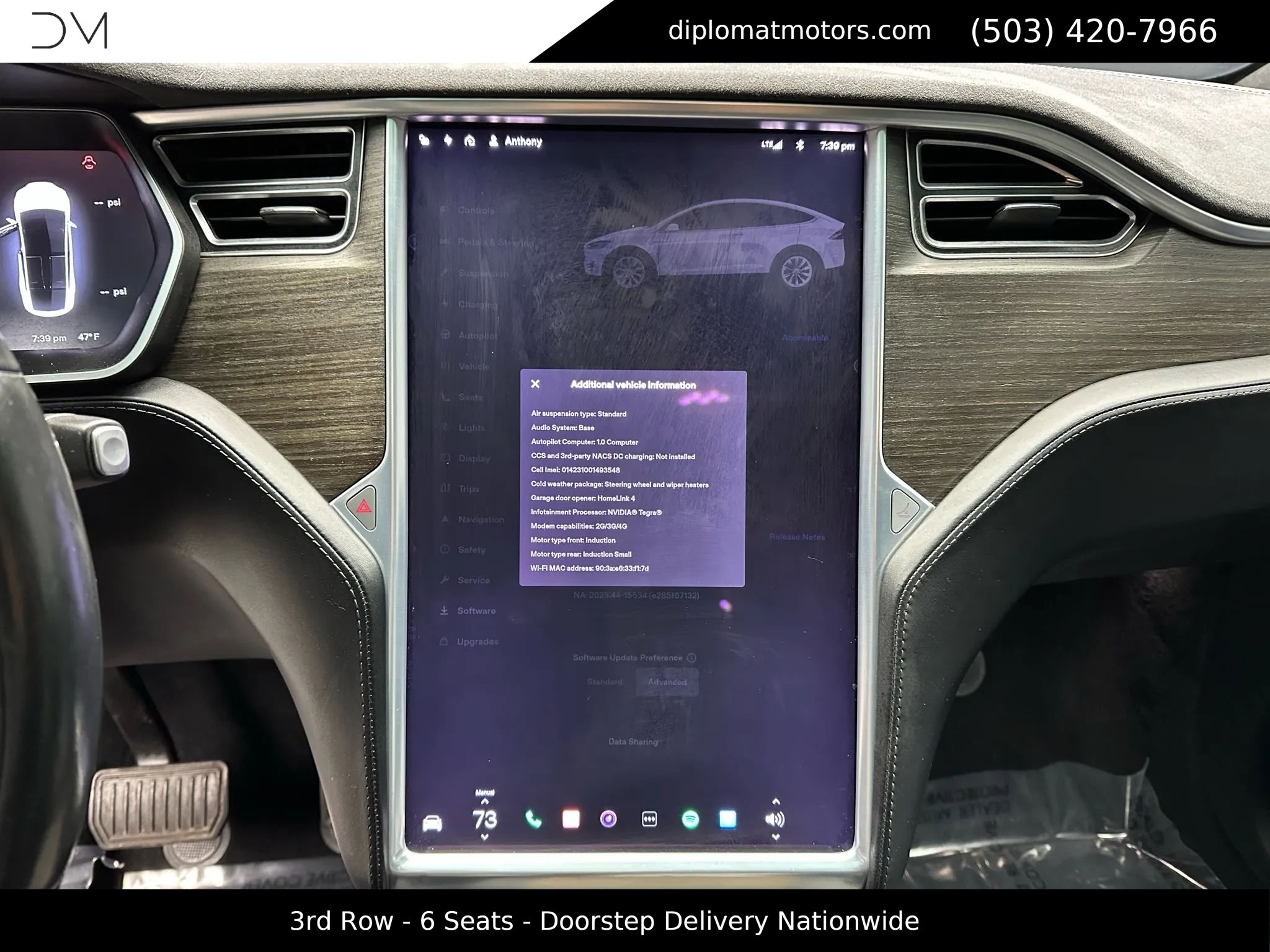 Used 2016 Tesla Model X 90D image 38