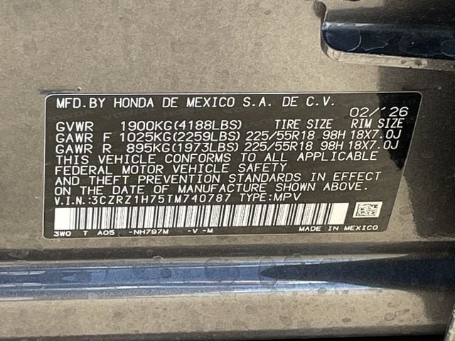 Certified 2026 Honda HR-V EX-L image 29