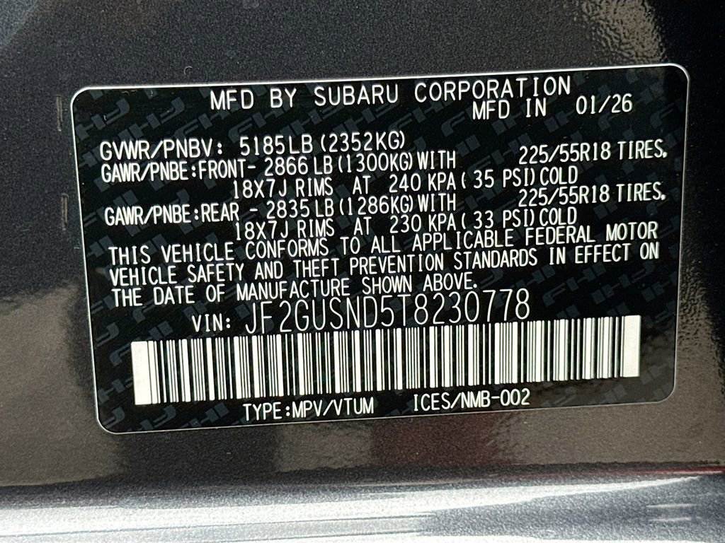 New 2026 Subaru Crosstrek 2.5i Limited image 40