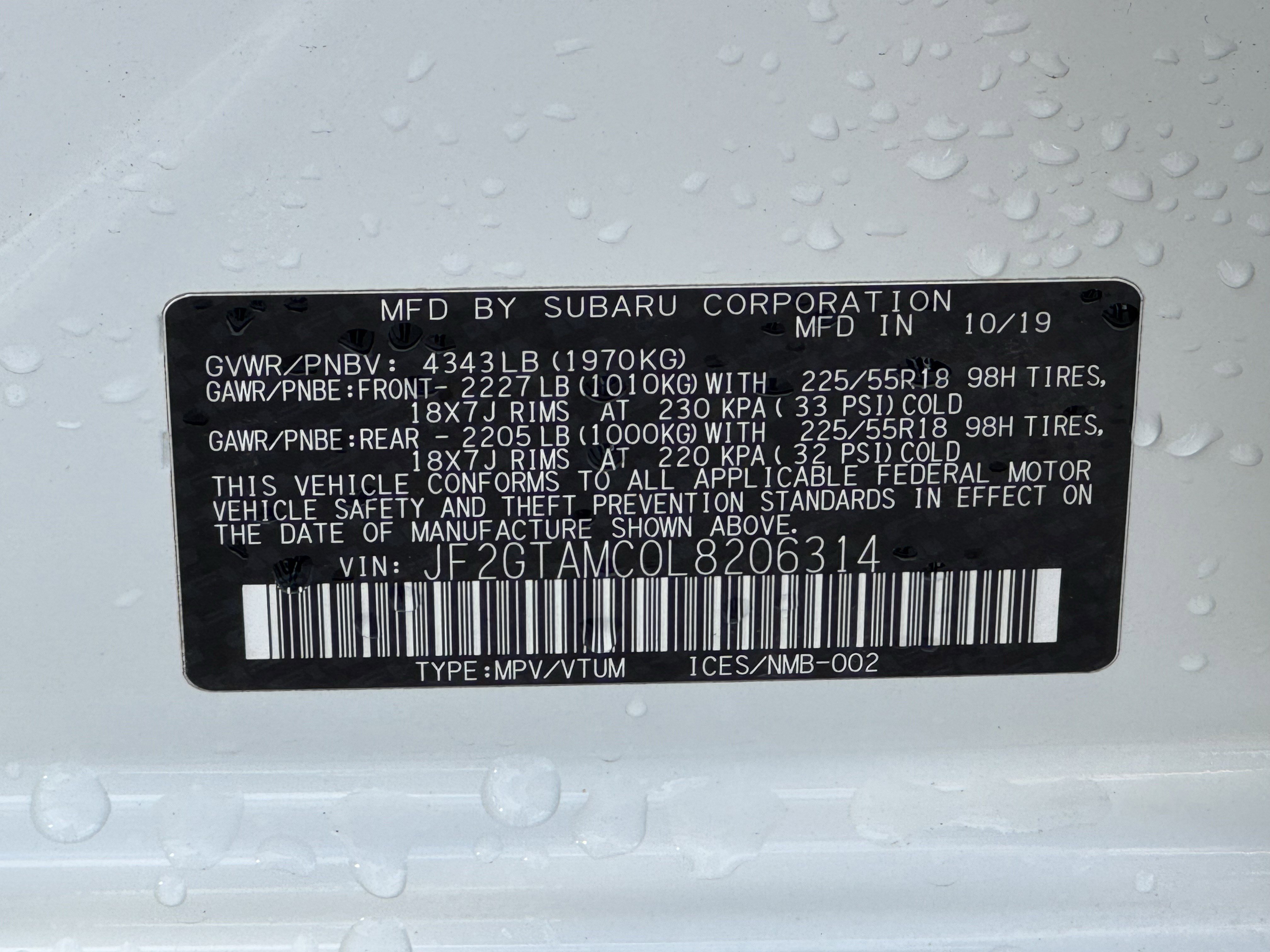 Used 2020 Subaru Crosstrek 2.0i Limited w/ Popular Package #2 image 39