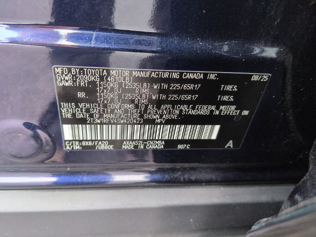 Certified 2025 Toyota RAV4 XLE w/ Convenience Package FWD image 15