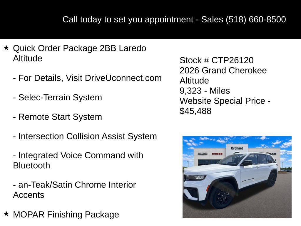 Used 2026 Jeep Grand Cherokee Altitude AWD/4WD image 30