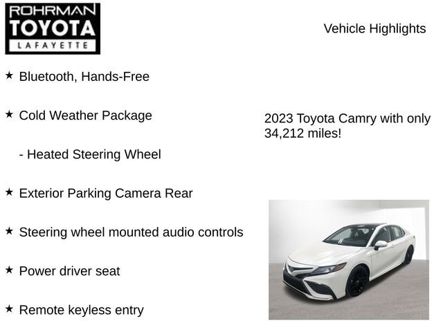 Used 2023 Toyota Camry XSE image 7