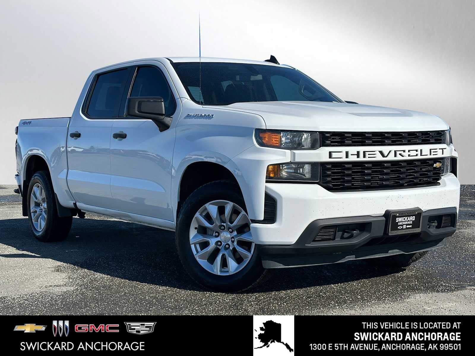 Used 2021 Chevrolet Silverado 1500 Custom AWD/4WD image 1