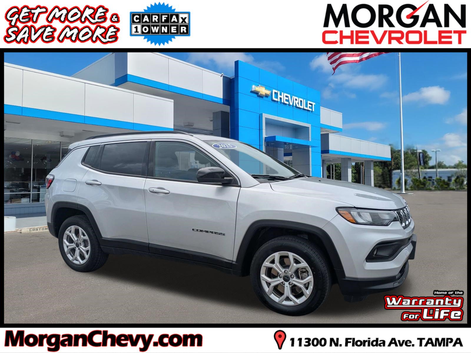 Used 2025 Jeep Compass Latitude AWD/4WD image 1
