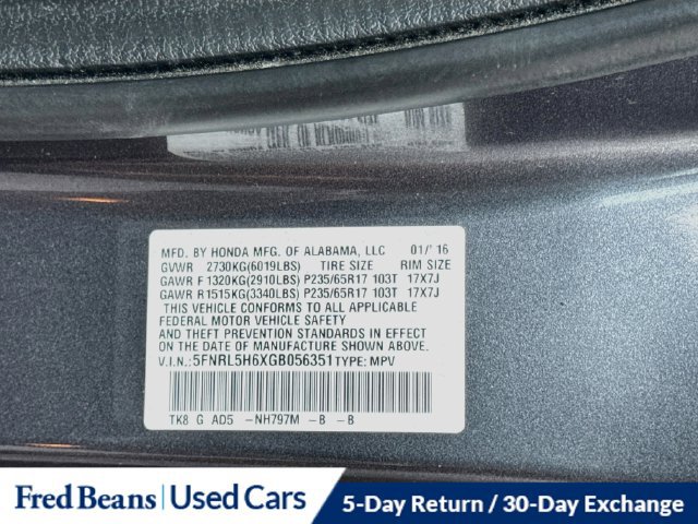 Used 2016 Honda Odyssey EX-L image 38