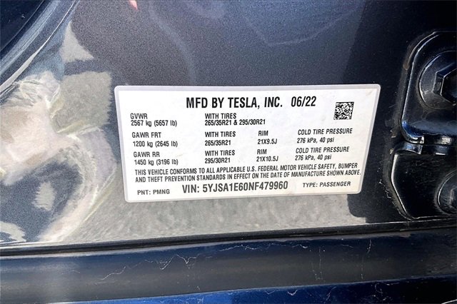 Used 2022 Tesla Model S Plaid image 26