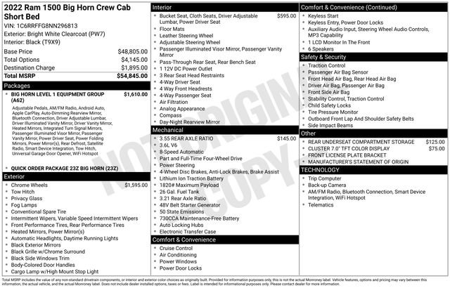Used 2022 RAM 1500 Big Horn image 15