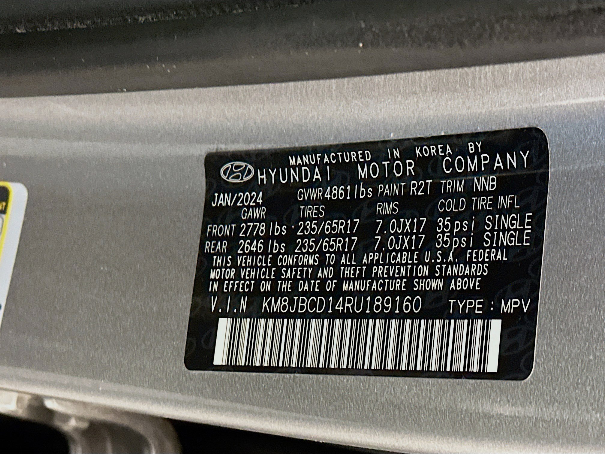 Used 2024 Hyundai Tucson Blue image 12