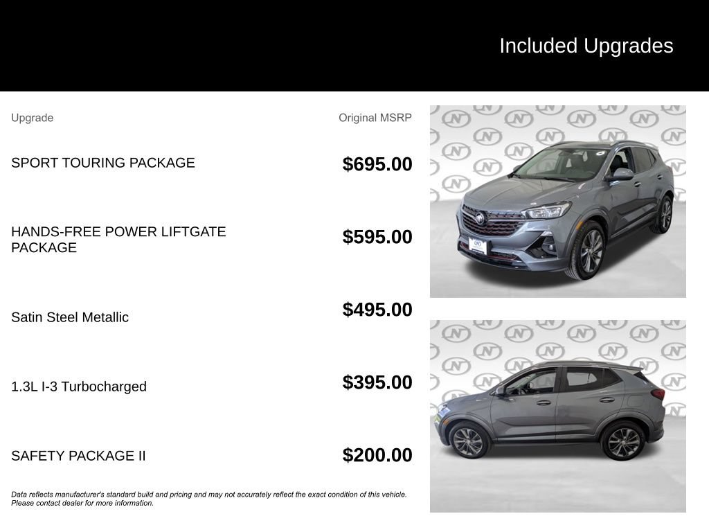 Used 2022 Buick Encore GX Select w/ Sport Touring Package FWD image 3