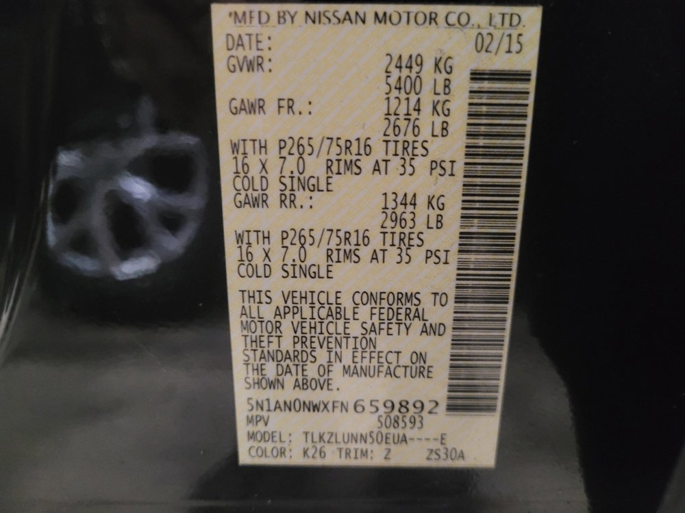 Used 2015 Nissan Xterra PRO-4X image 33