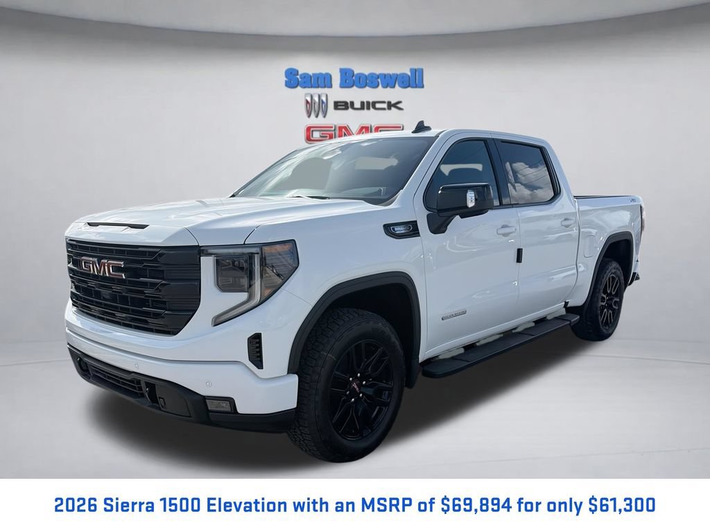New 2026 GMC Sierra 1500 Elevation w/ Elevation Premium Package