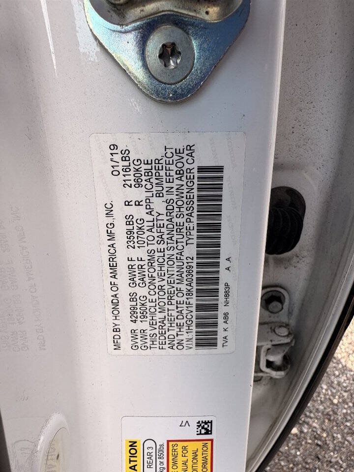 Used 2019 Honda Accord LX image 34