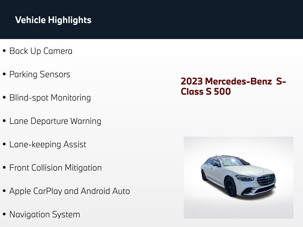Used 2023 Mercedes-Benz S 500 4MATIC image 4