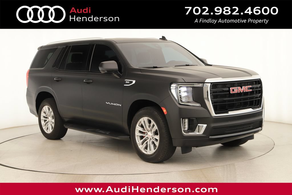 Used 2022 GMC Yukon SLE w/ Gmc Pro Safety Plus Package RWD image 1