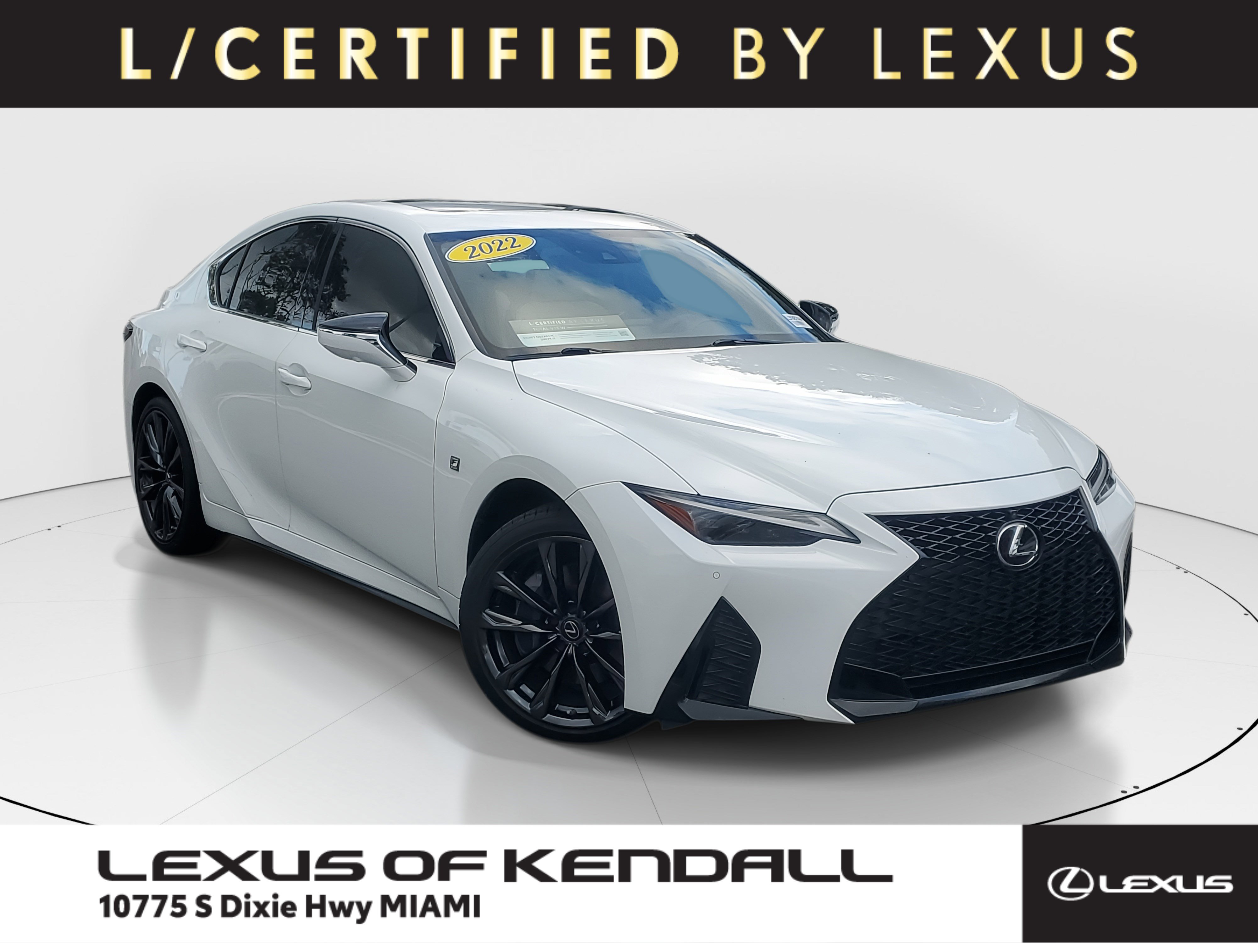Certified 2022 Lexus IS 350 F Sport