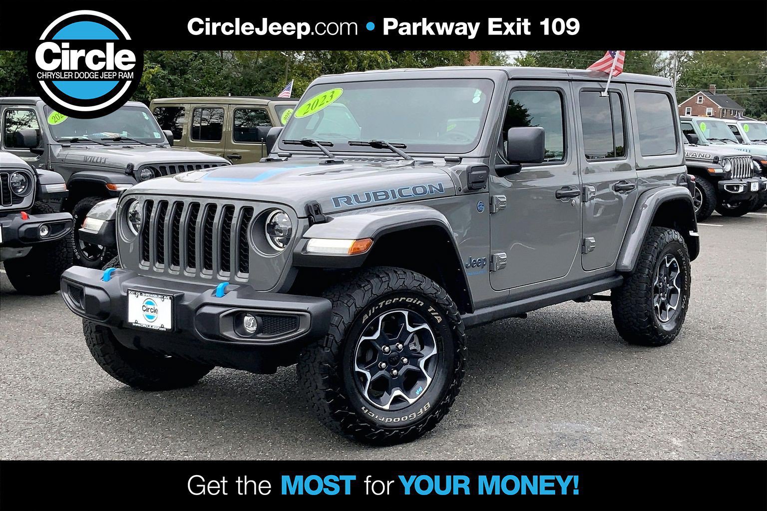 Certified 2023 Jeep Wrangler Unlimited Rubicon 4xe w/ Cold Weather Group