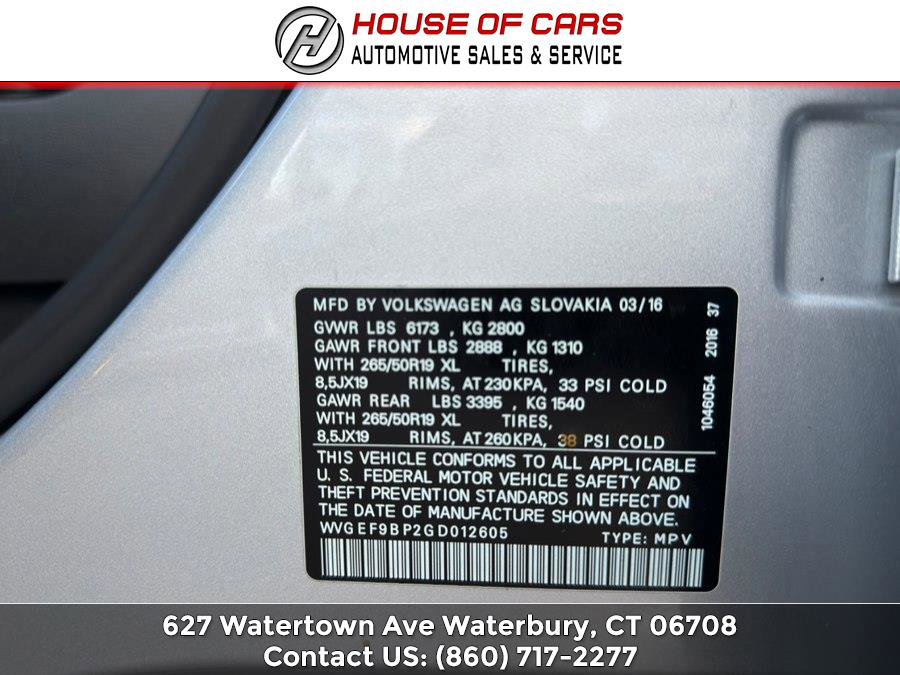 Used 2016 Volkswagen Touareg Sport AWD/4WD image 66
