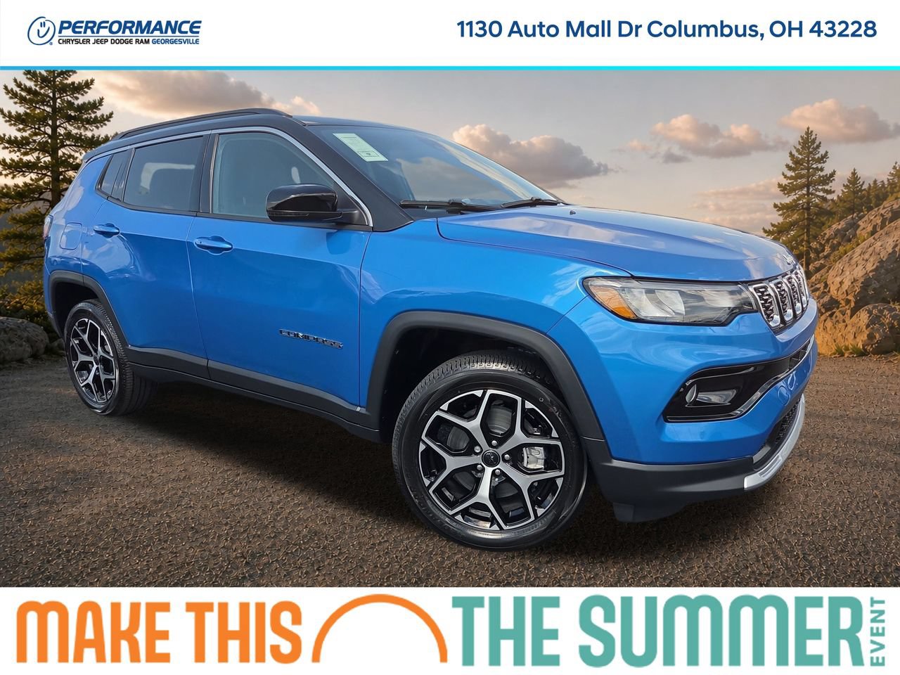New 2026 Jeep Compass Limited w/ Sun, Sound & Navigation Group