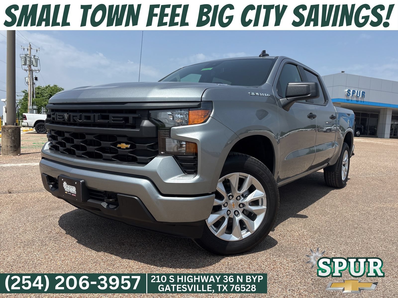 New 2026 Chevrolet Silverado 1500 Custom RWD image 1