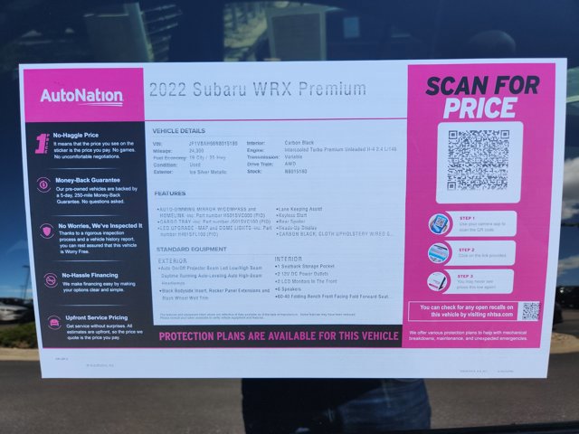 Used 2022 Subaru WRX Premium AWD/4WD image 30
