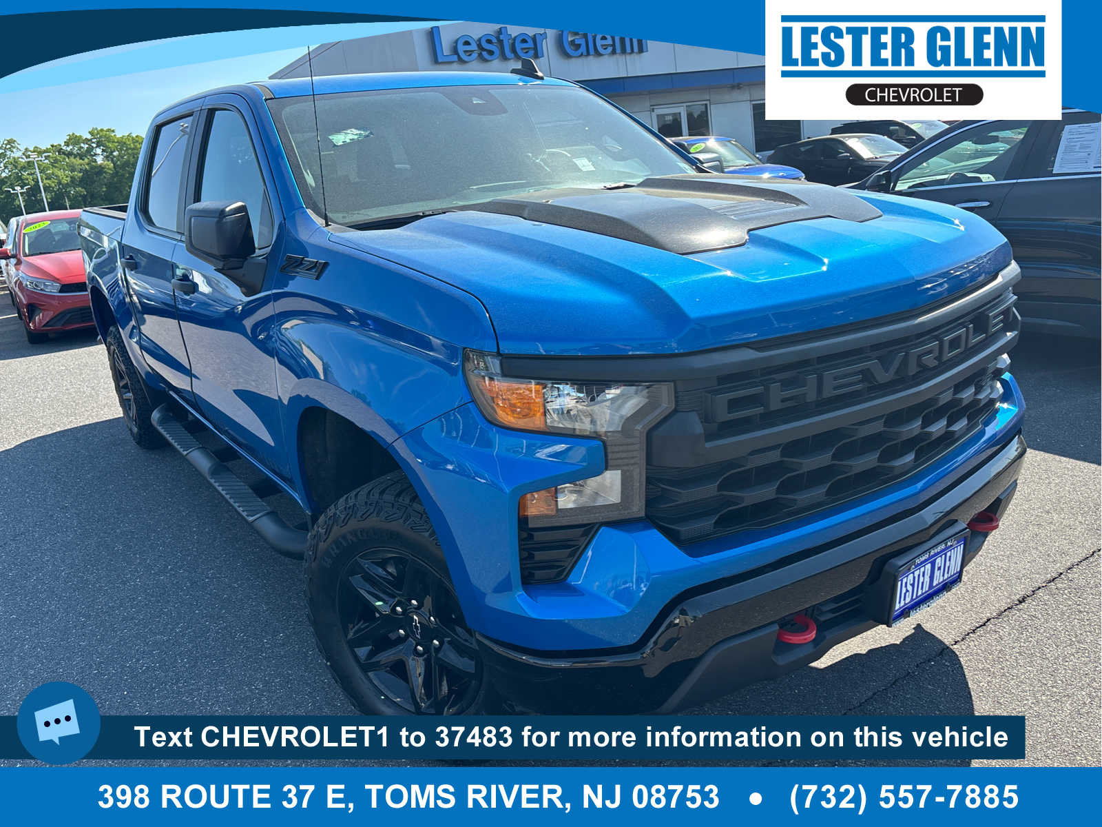 Certified 2023 Chevrolet Silverado 1500 Custom Trail Boss w/ LPO, Dark Essentials Package AWD/4WD image 1