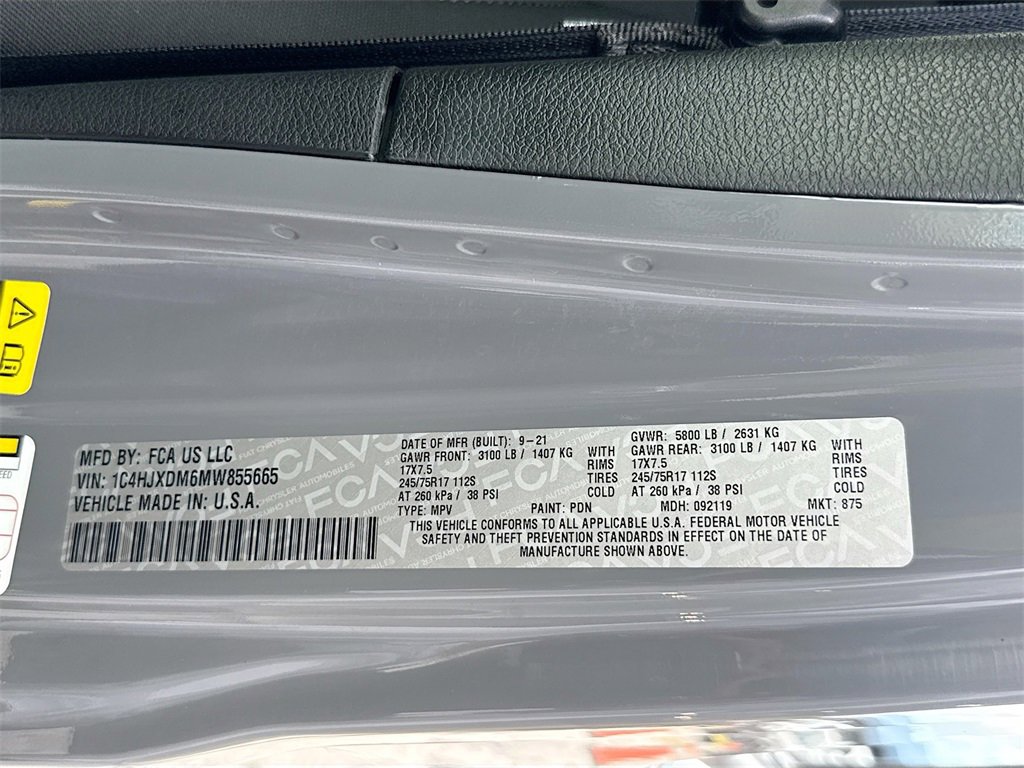 Used 2021 Jeep Wrangler Unlimited Sport image 19