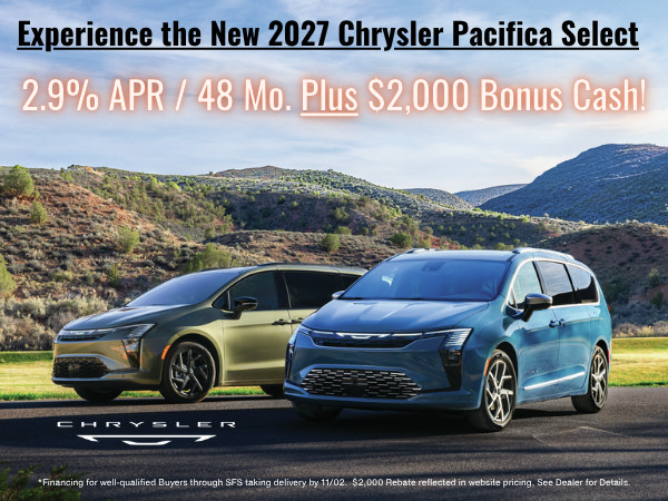 New 2027 Chrysler Pacifica Select FWD image 8