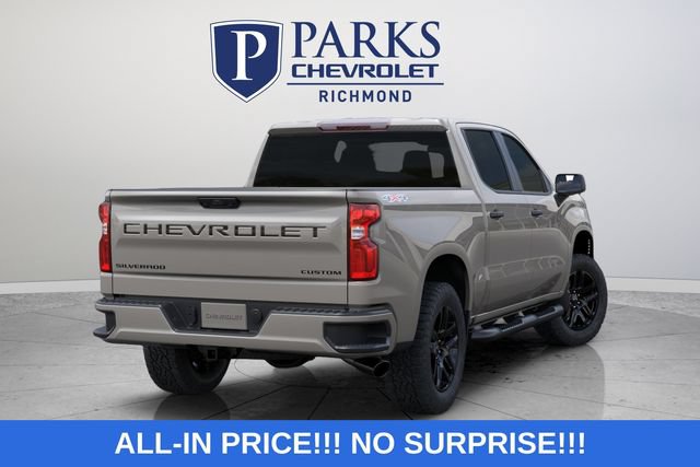 New 2026 Chevrolet Silverado 1500 Custom w/ Turbomax Blackout Package AWD/4WD image 7